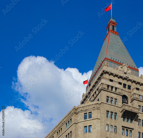 Photography Architecture,  building, tower, old building, landmark,  cloud, sky, Shanghai, C