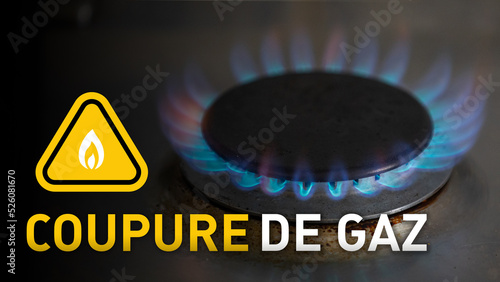 Canvas-taulu Une photo représentant une coupure de gaz.