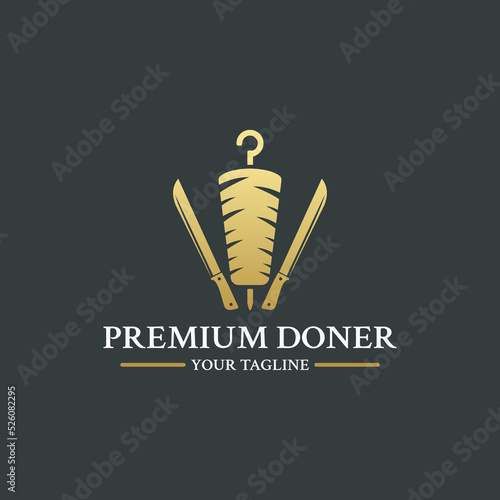 Doner Logo Or Doner Kebab Logo For Doner Kebab Restaurant Symbol