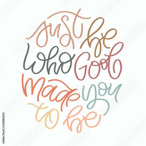 Inspirational lettering quote postcard. Modern calligraphy. Brush painted letters, vector