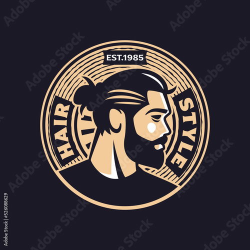 Barbershop Grooming Men Logo