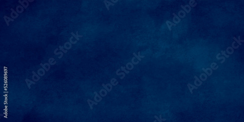 Dark blue grunge texture. Shadow portrait backdrop Fine art texture