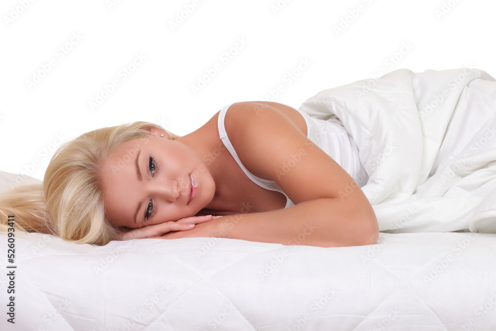portrait of a young woman with a blanket portrait of a young woman with a blanket