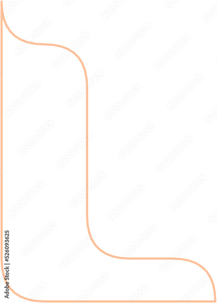 Aesthetic Border Corner Line Aesthetic Border Corner Line