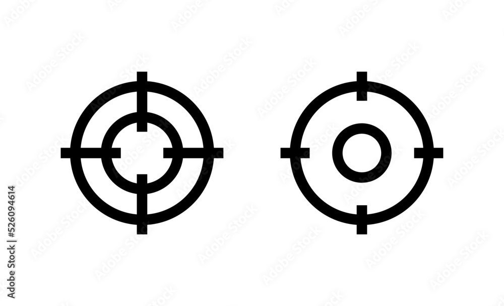 Target icon vector. goal icon vector. target marketing sign and symbol Target icon vector. goal icon vector. target marketing sign and symbol