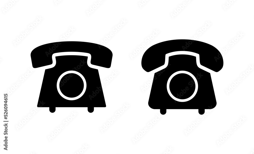 Telephone icon vector. phone sign and symbol Telephone icon vector. phone sign and symbol