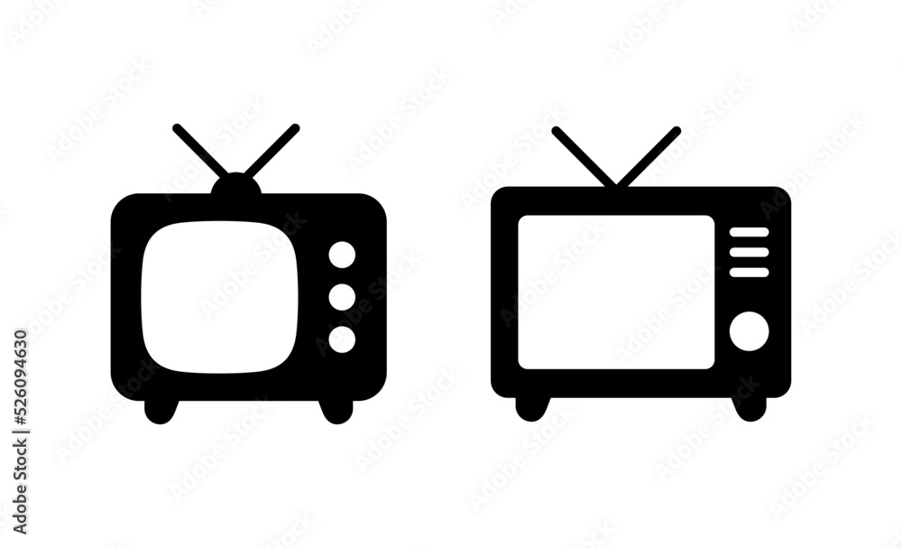 Tv icon vector. television sign and symbol Tv icon vector. television sign and symbol