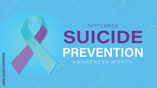 National suicide prevention month, September. Banner, Holiday, poster, card 