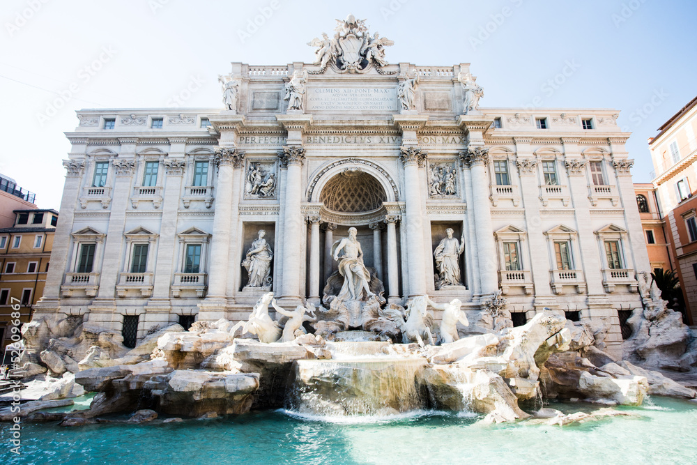 Trevi Fountain, Rome, Italy.
