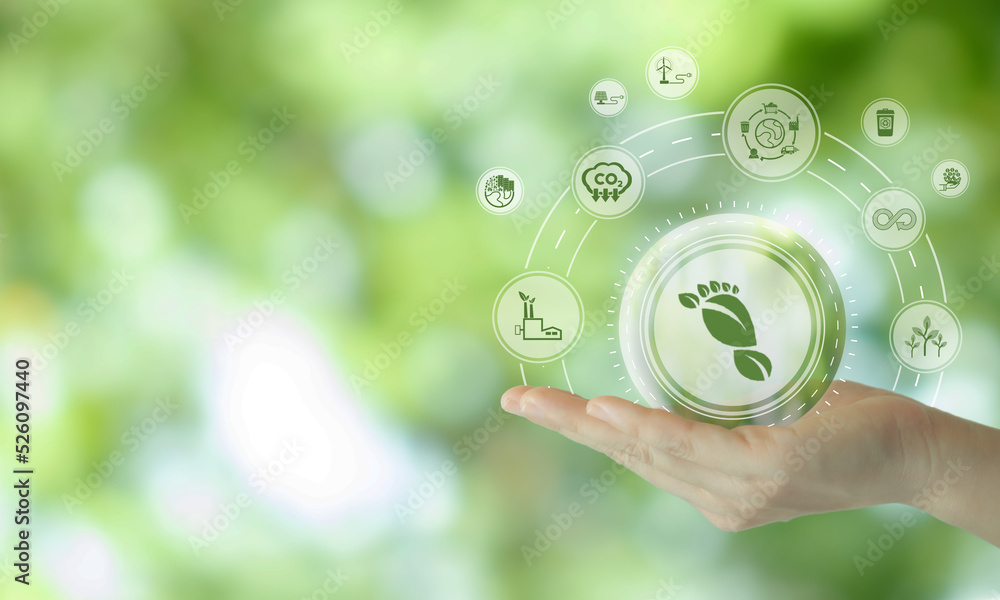 Reducing carbon footprint , net zero target, product recycling ...
