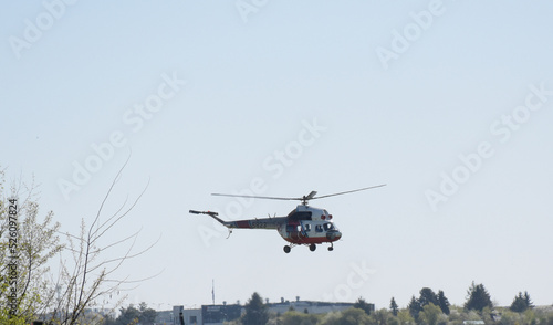 Just saw a chopper flying-by on low height