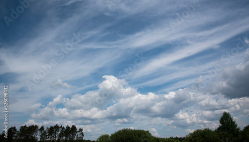 Clouds, but they were looking like God used smudge tool