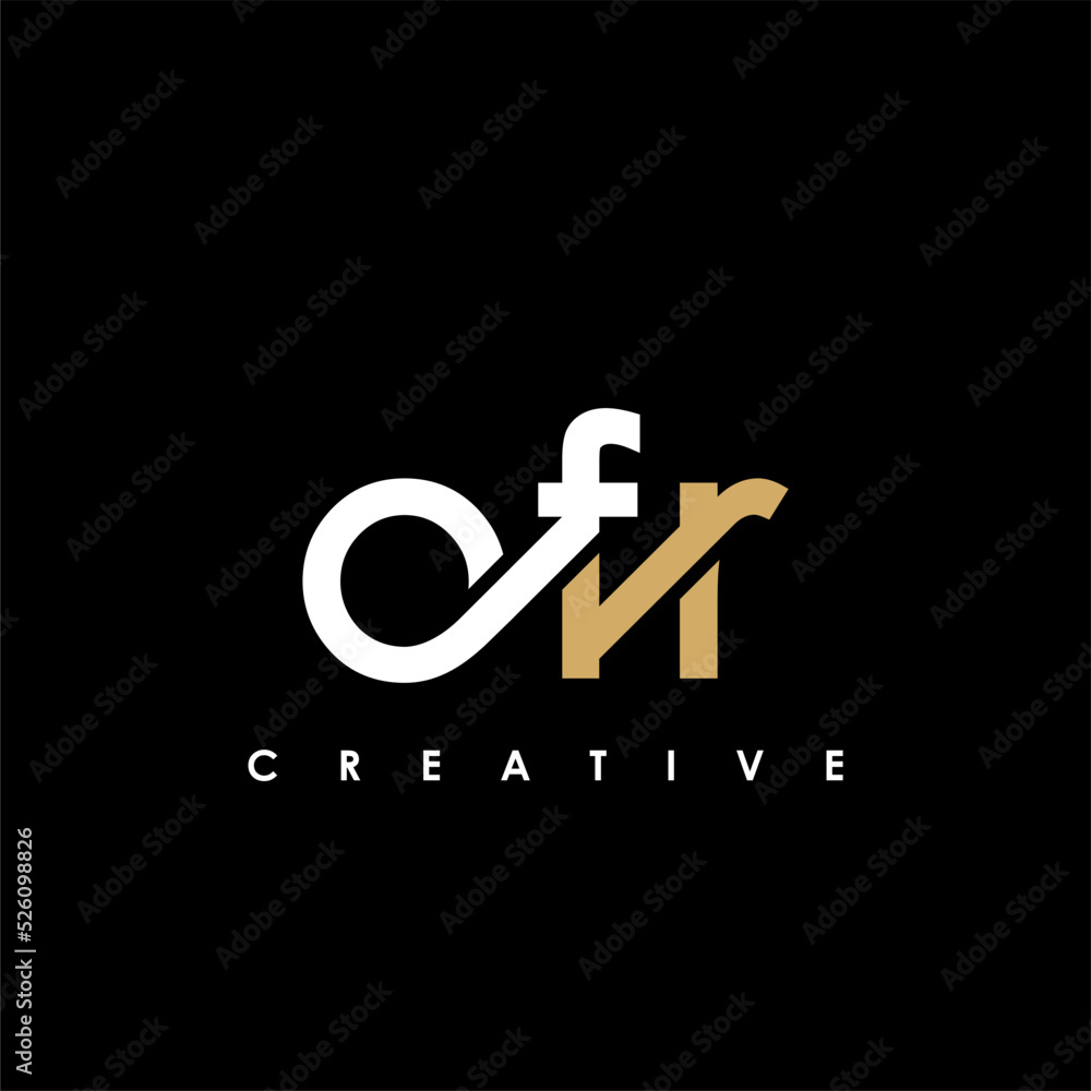 OFR Letter Initial Logo Design Template Vector Illustration OFR Letter Initial Logo Design Template Vector Illustration