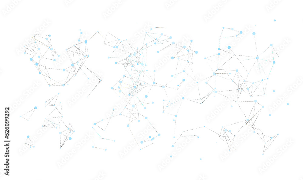 Fototapeta premium Businessman using data network with his fingers