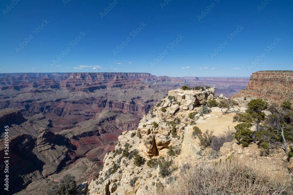 view from the edge of the Grand Canyon