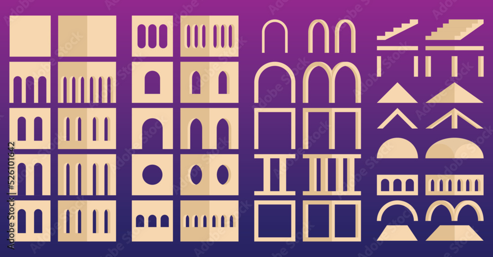 Architectural Elements Set Architectural Elements Set