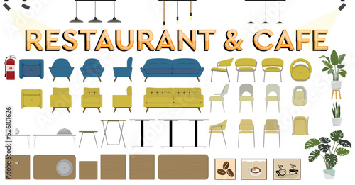 Restaurant and Cafe Set