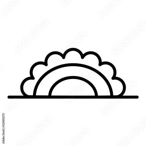 Empanada Line Icon