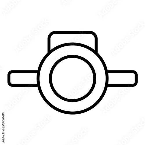 Head Lamp Line Icon