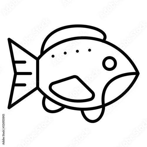 Trout Line Icon