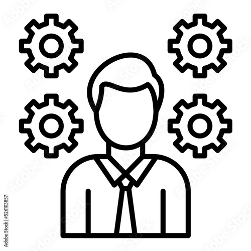Administration Line Icon