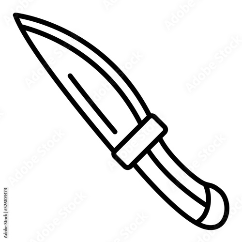 Knife Line Icon