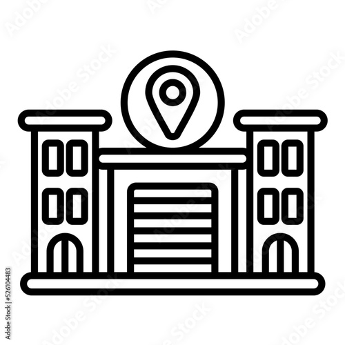 Location Line Icon