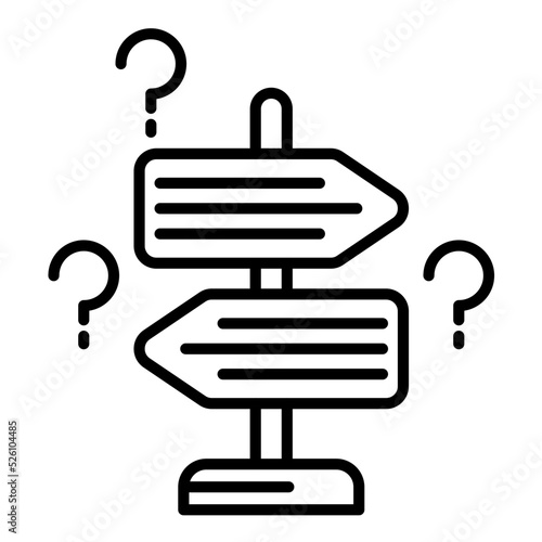 Lost Line Icon