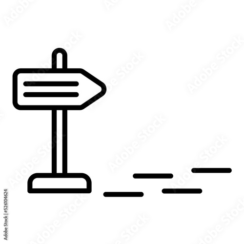Trail Line Icon