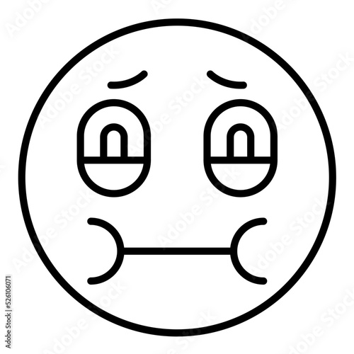 Nausea Line Icon