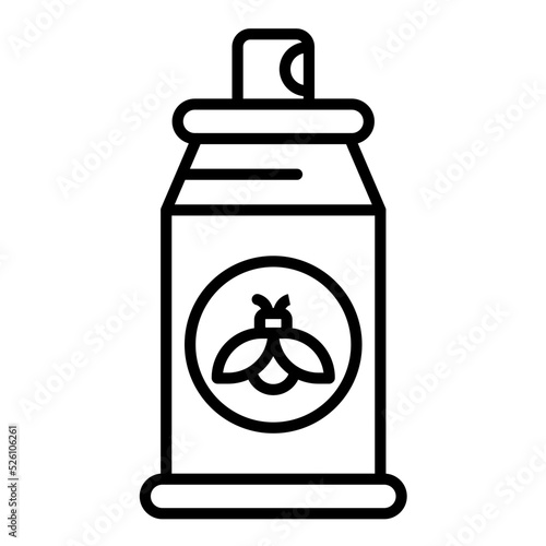 Tar And Insect Remover Line Icon
