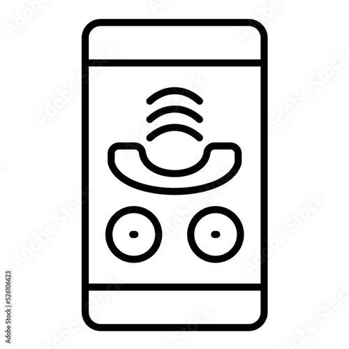 Phone Call Line Icon