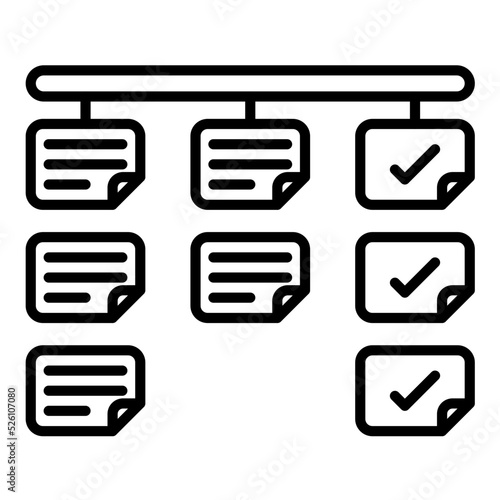 Kanban Line Icon