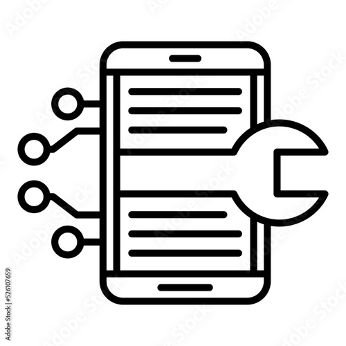 Applicants Management Line Icon