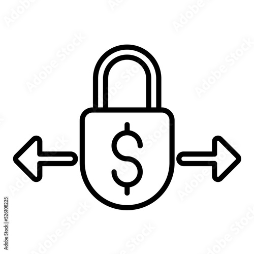 Fixed Asset Line Icon