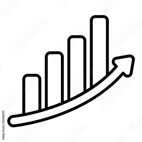 Profit & Loss Statement Line Icon