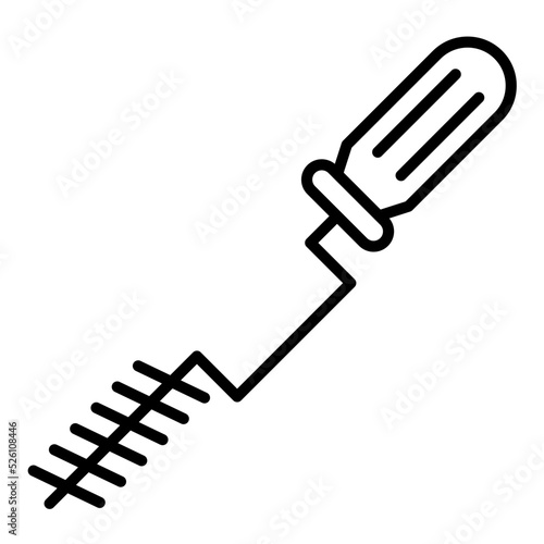 Sink Auger Line Icon