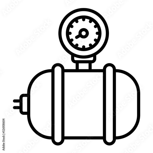 Expansion Tank Line Icon