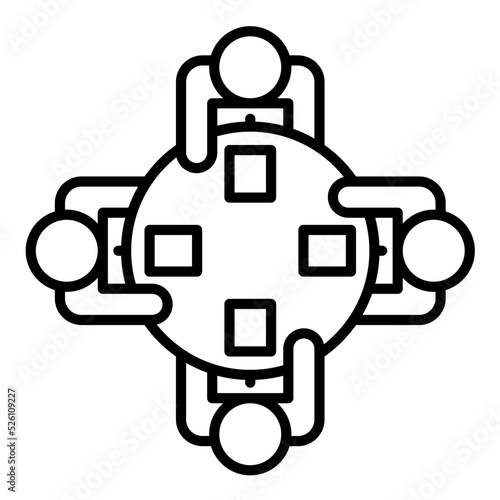 Board Of Directors Line Icon