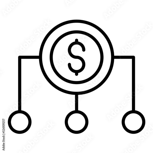 Diversify Line Icon