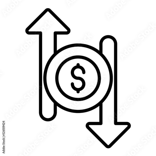 Volatility Line Icon