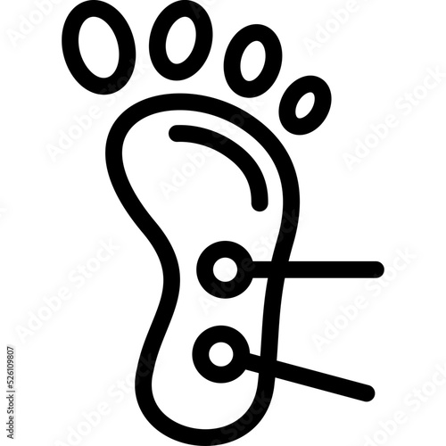 Foot Acupuncture Icon