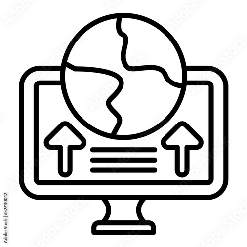 Deployment Line Icon