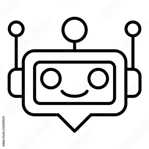 Bot Line Icon