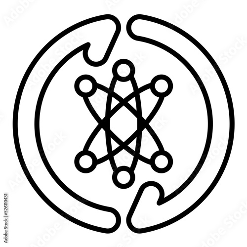 Continuous Updating Line Icon