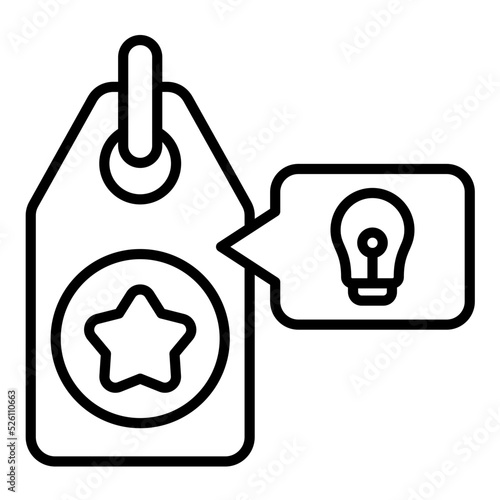 Brand Mentions Line Icon