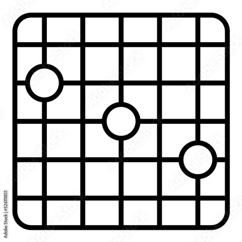 Heatmap Line Icon