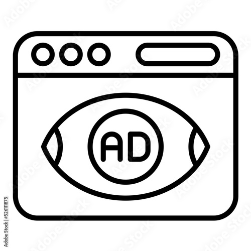 Impressions Line Icon