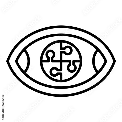 Business Vision Line Icon