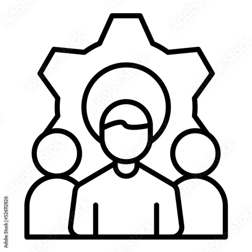 Workforce Line Icon